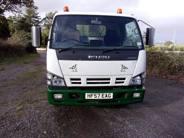 2007, ISUZU N75-90 , 4X2 BEAVERTAIL FLATBED TRUCK