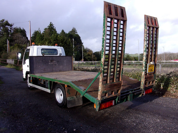 2007, ISUZU N75-90 , 4X2 BEAVERTAIL FLATBED TRUCK