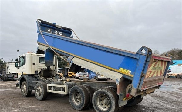 2011, SCANIA P360, 8X4 STEEL TIPPER TRUCK