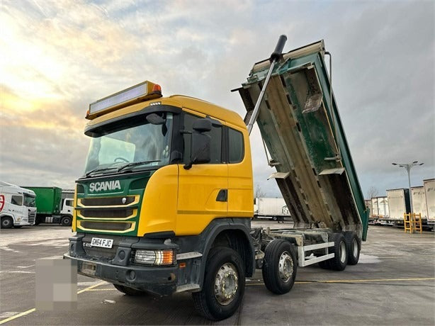 2014, SCANIA G410, 8X4 STEEL TIPPER TRUCK