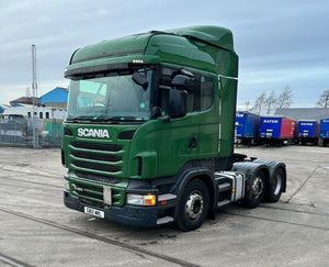 2012, SCANIA R480,6X2 MIDLIFT HIGHLINE TRACTOR.