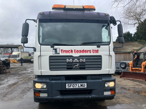 2007, MAN TGM 18-240, 4X2 FLATBED DROPSIDE HIAB CRANE TRUCK