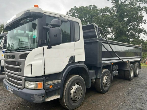 2014, SCANIA P400, 8×4 TIPPER TRUCK