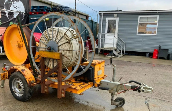 SINGLE AXLESEB CABLE PULLING /WINCH TRAILER