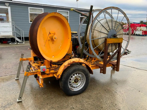 SINGLE AXLESEB CABLE PULLING /WINCH TRAILER