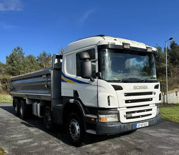 2007, SCANIA P380, 8X4 STEEL TIPPER TRUCK