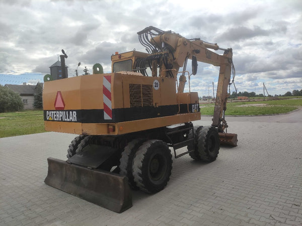 1992, CATEPILLAR 214B WHEEL EXCAVATOR