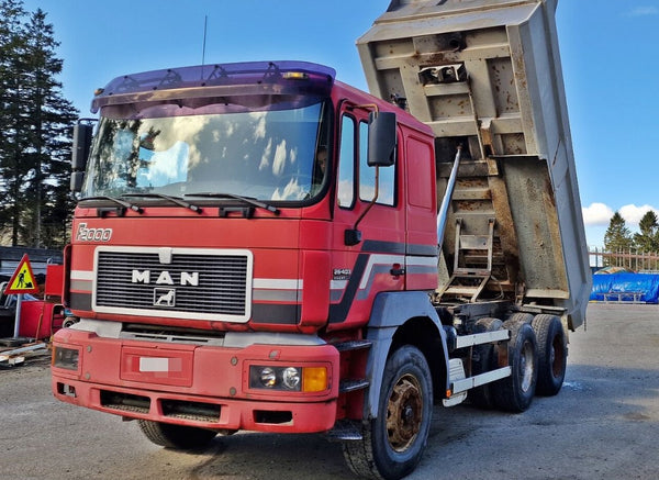 1998, MAN 26.400 - 6x4 STEEL MANUAL RETARDER DUMPER TIPPER TRUCK