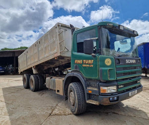 2000, SCANIA 114C 340- 6x4 STANDARD TIPPER / FLATBED 11.0