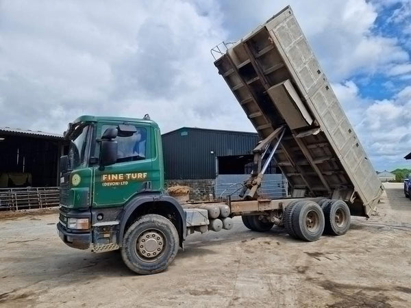 2000, SCANIA 114C 340- 6x4 STANDARD TIPPER / FLATBED 11.0