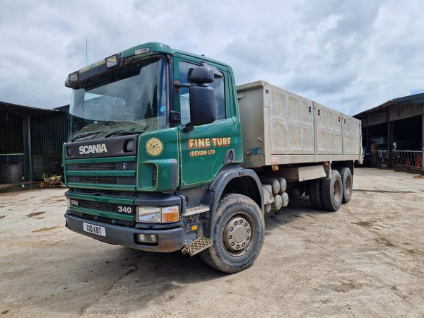 2000, SCANIA 114C 340- 6x4 STANDARD TIPPER / FLATBED 11.0